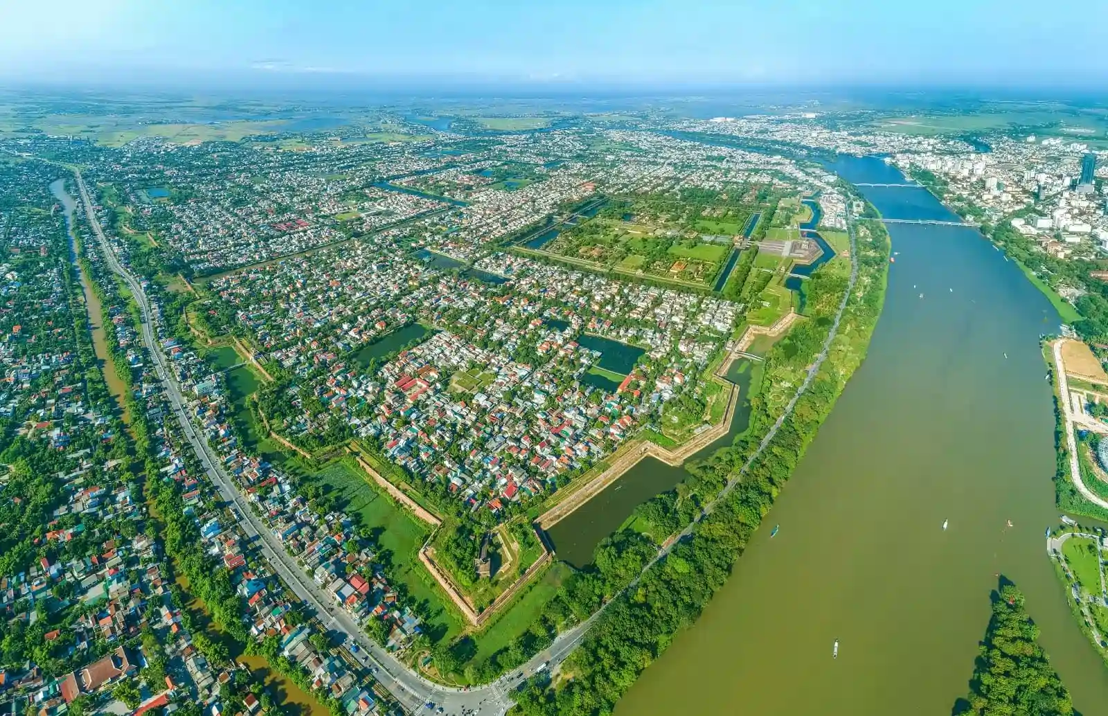The Citadel from above